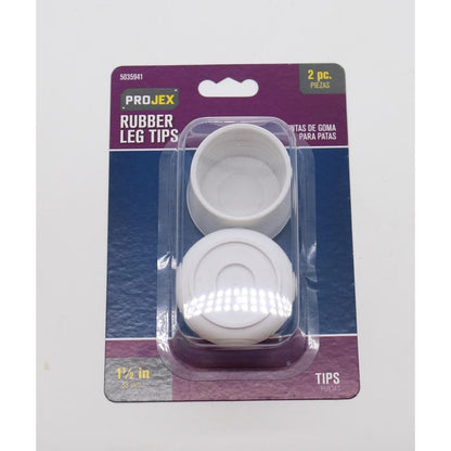 TIP LEG RBBR Owht1.5"2pk