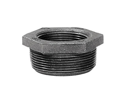Galvanized iron bushing 2x1.5 inches from Emery Jensen, U.S. galvanized iron fittings for plumbing and construction use.