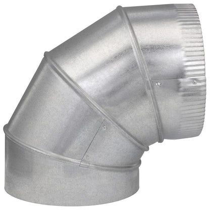 FURNACE PIPE 90DELBW 8" - Pack of 4