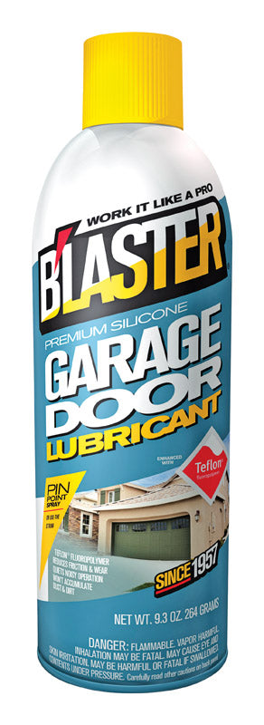 Emery Jensen garage door grease in a 9.3oz container, designed to lubricate and reduce noise for garage door moving parts.
