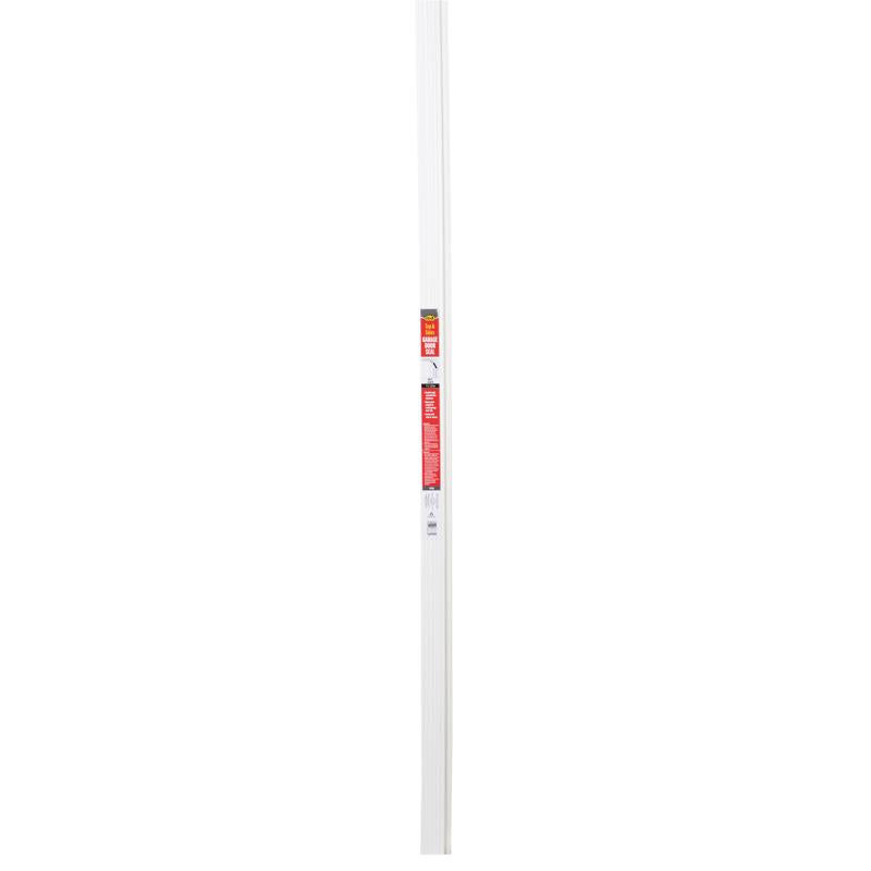 Emery Jensen garage door weatherstrip seal, 84-inch wide, designed to improve insulation and prevent drafts around garage doors.