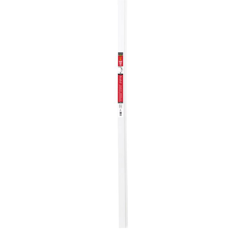 Emery Jensen 9-foot white garage door weatherstrip, durable seal for weather protection and insulation on garage doors.