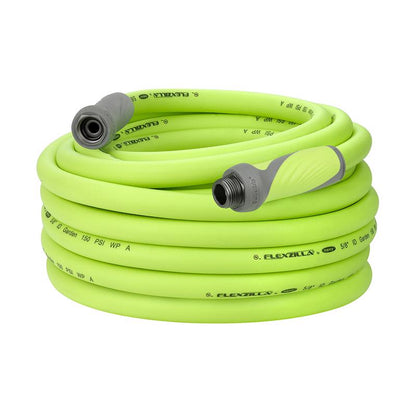 Emery Jensen FLEXZLA SWVL garden hose, 5/8 inch by 75 feet, flexible garden hose for watering and outdoor use.
