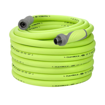 Emery Jensen FLXZLA SWVL garden hose, 5/8 inch diameter, 100 feet long, flexible and durable outdoor watering hose.