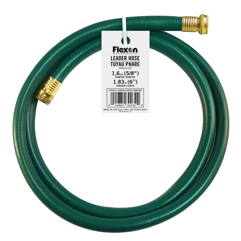 Emery Jensen 6-foot garden hose, flexible and durable outdoor watering hose with brass fittings, ideal for garden and yard use