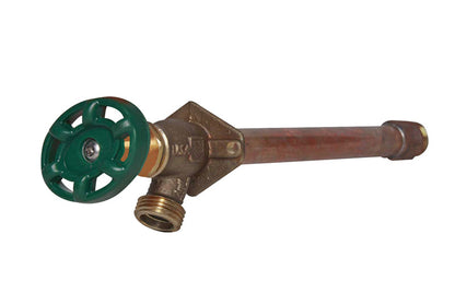 Copper Sweat Hydrant garden valve and lawn faucet by Emery Jensen, 12-inch outdoor water connection with durable copper construction.