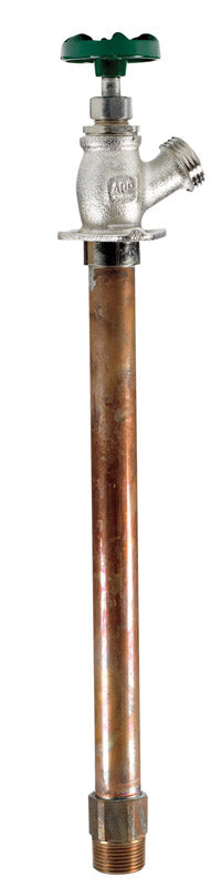 Emery Jensen garden valve and lawn faucet with 3/4-inch male hose connection, designed for outdoor watering and garden use.