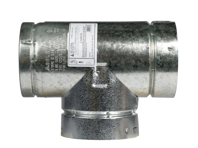TEE B-vent 5"5RV-TS - Pack of 2