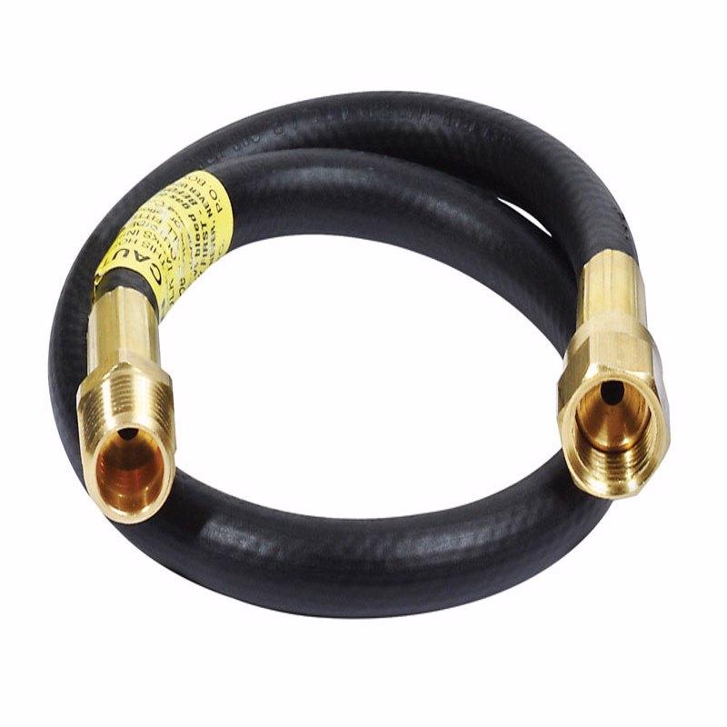 Emery Jensen gas grill part hose LP 3/8 inch x 3/8 inch flare for connecting propane supply and grill components.
