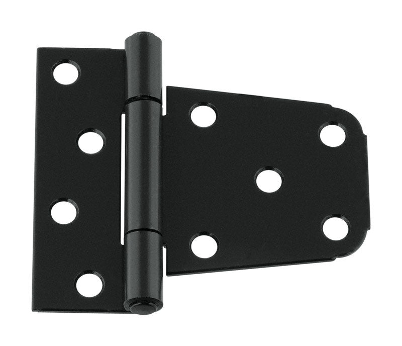 Emery Jensen heavy-duty gate hinges, black finish, designed for secure outdoor gate installation