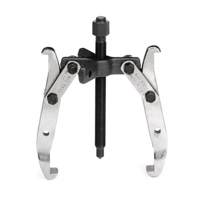 Emery Jensen REVERS2TON25W gear puller with steel arms and adjustable screw for removing gears and pulleys.