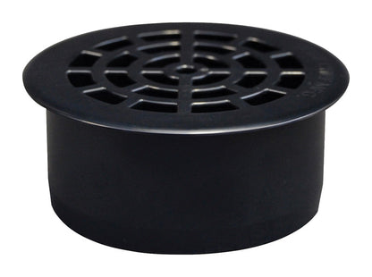 Emery Jensen 3-inch ABS inside fit drain pipe, gen purpose drain fitting, with smooth white plastic surface and standard connection end