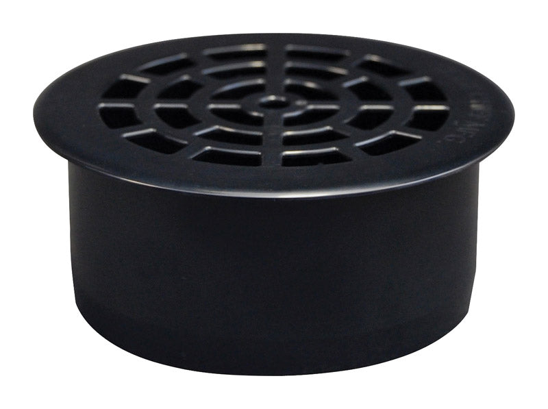 Inside fit 4-inch ABS drain pipe by Emery Jensen, used for general purpose drainage in plumbing systems.