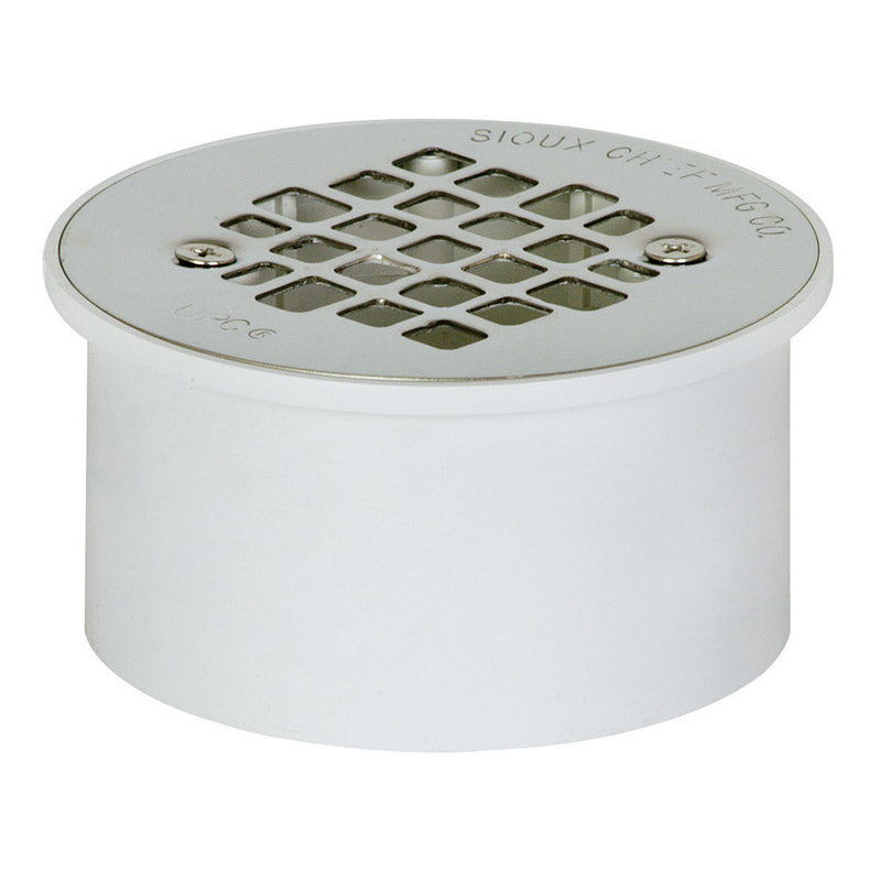 Emery Jensen general purpose PVC drain pipe, 3 or 4 inches diameter, used for plumbing and drainage systems.