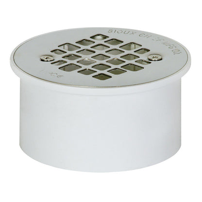 Emery Jensen general purpose PVC drain pipe, 3 or 4 inches diameter, used for plumbing and drainage systems.
