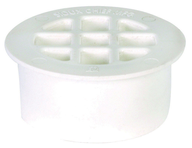 Emery Jensen 3-inch inside fit PVC drain pipe for general purpose plumbing installation, shown in a close-up view.