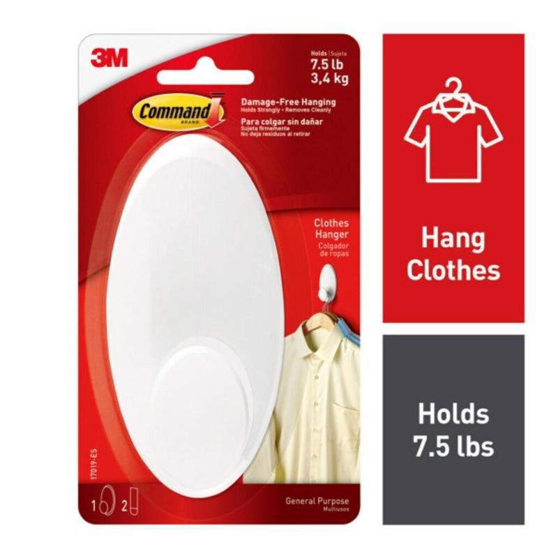 Large white clothes hanger by Emery Jensen, versatile for general purpose storage, with a sturdy design and smooth finish.