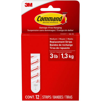 White Emery Jensen general purpose refill strap with medium foam padding, designed for versatile cleaning and maintenance tasks.