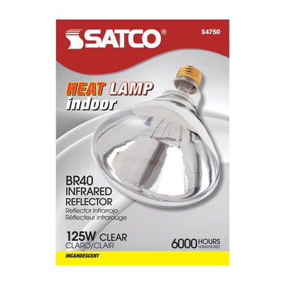 HEAT BULB INCAN CLR 125W