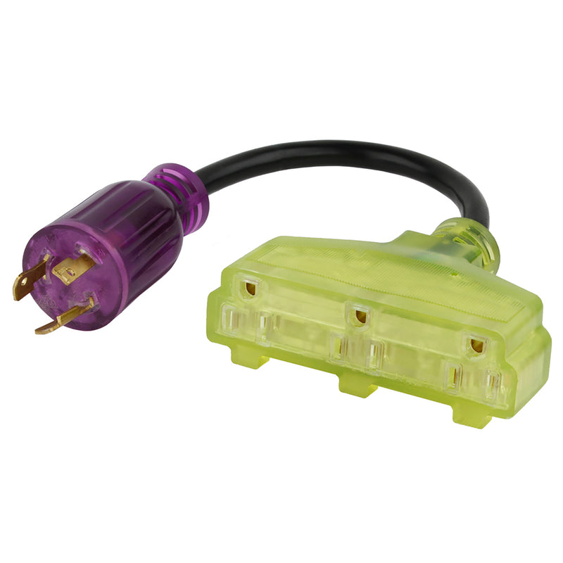 SPLTR CD 125V L5-20 12"L