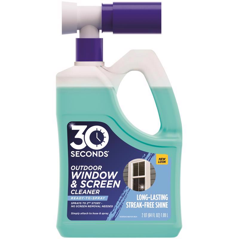 Emery Jensen OD Wind Screen Cleaner in a 64oz non-aerosol glass cleaner bottle, clear liquid with label visible.
