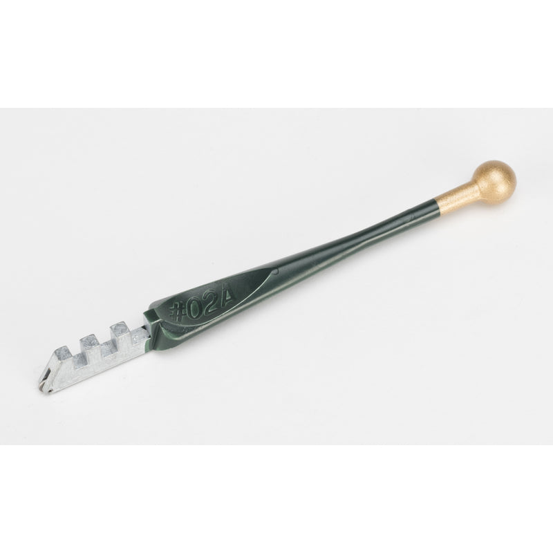 Set of 10 black glass cutters by Emery Jensen, 4-inch handheld tools for cutting glass.