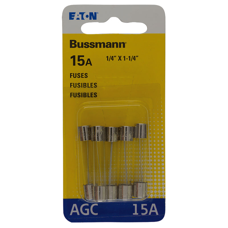 FUSE AUTO AGC 15AMP CD5 - Pack of 5