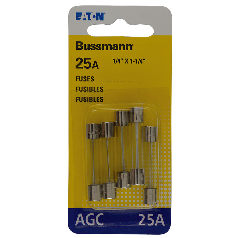 FUSE AUTO AGC 25AMP CD5 - Pack of 5