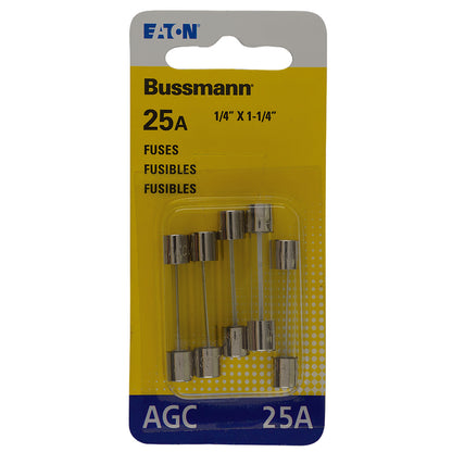 FUSE AUTO AGC 25AMP CD5 - Pack of 5