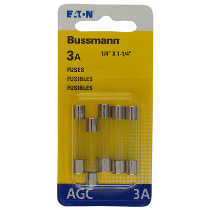 FUSE AUTO AGC 3AMP CD5 - Pack of 5