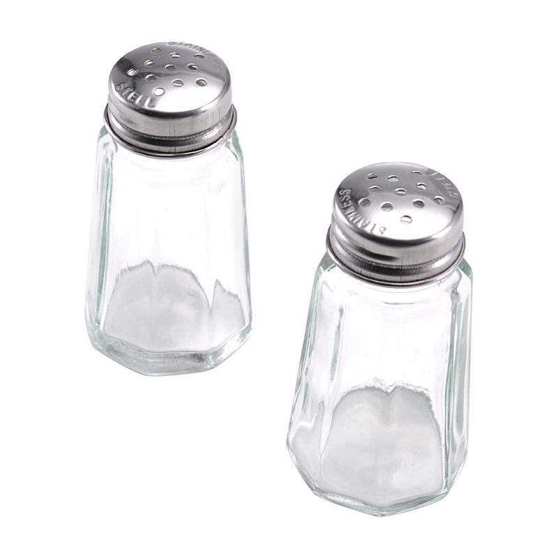 SHAKER S&p 1OZ CUT GLASS