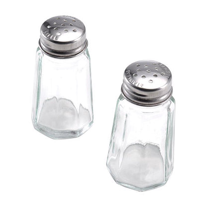 Emery Jensen 1oz cut glass shaker for serving, featuring elegant glass design and classic style.