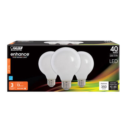 LED G25 E26 SW 40W 3PK