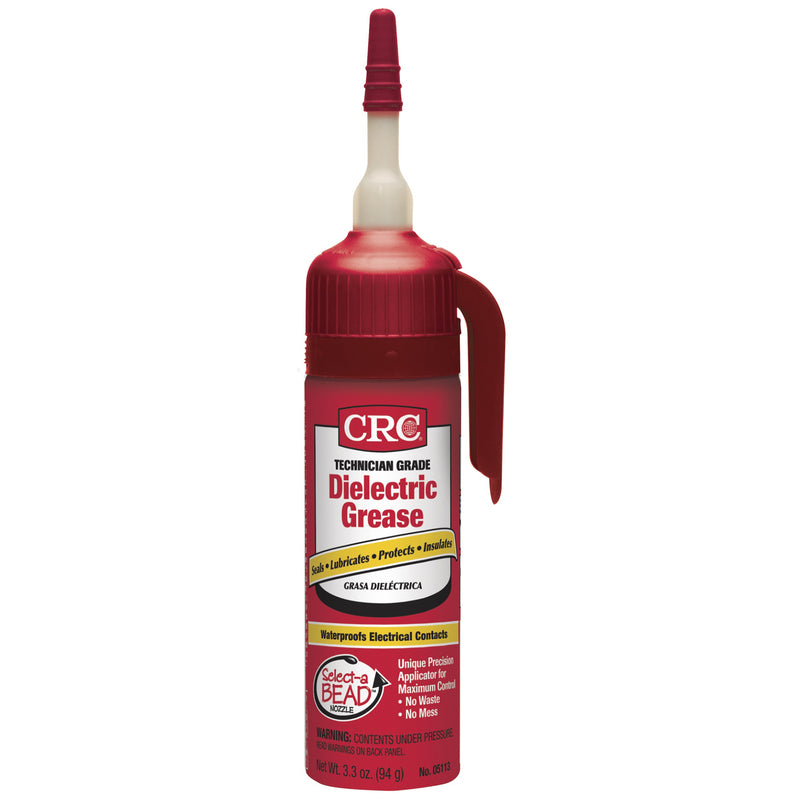 Emery Jensen dielectric grease in a 3.3oz container, ideal for electrical connections and insulation protection.
