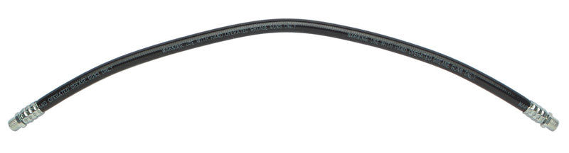 Emery Jensen grease gun accessory with an 18-inch whip hose, designed for versatile lubrication tasks and easy handling.