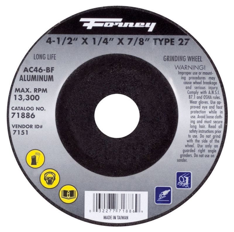 GRIND WHL 4.5X1/4X7/8 AL