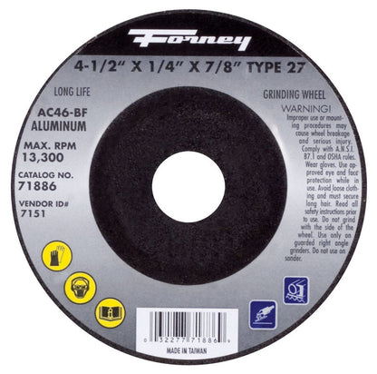 GRIND WHL 4.5X1/4X7/8 AL