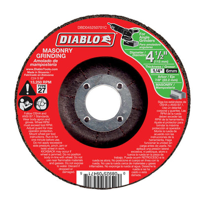 MASONRY GRND DISC 4-1/2"