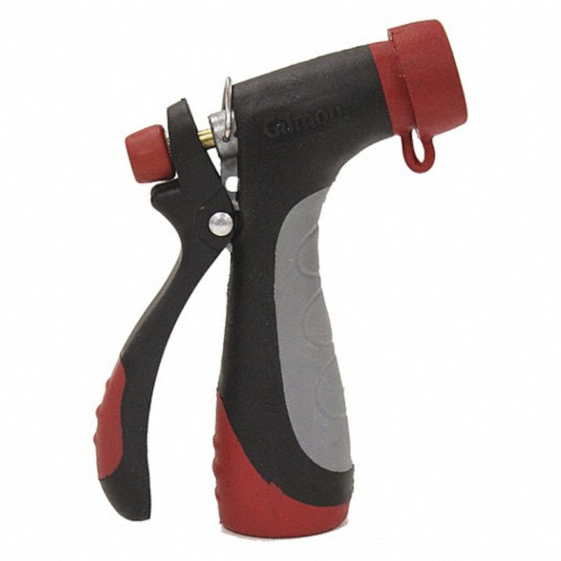 Emery Jensen hot water gun hose nozzle at 100 PSI, durable metal construction with adjustable spray settings for cleaning tasks.