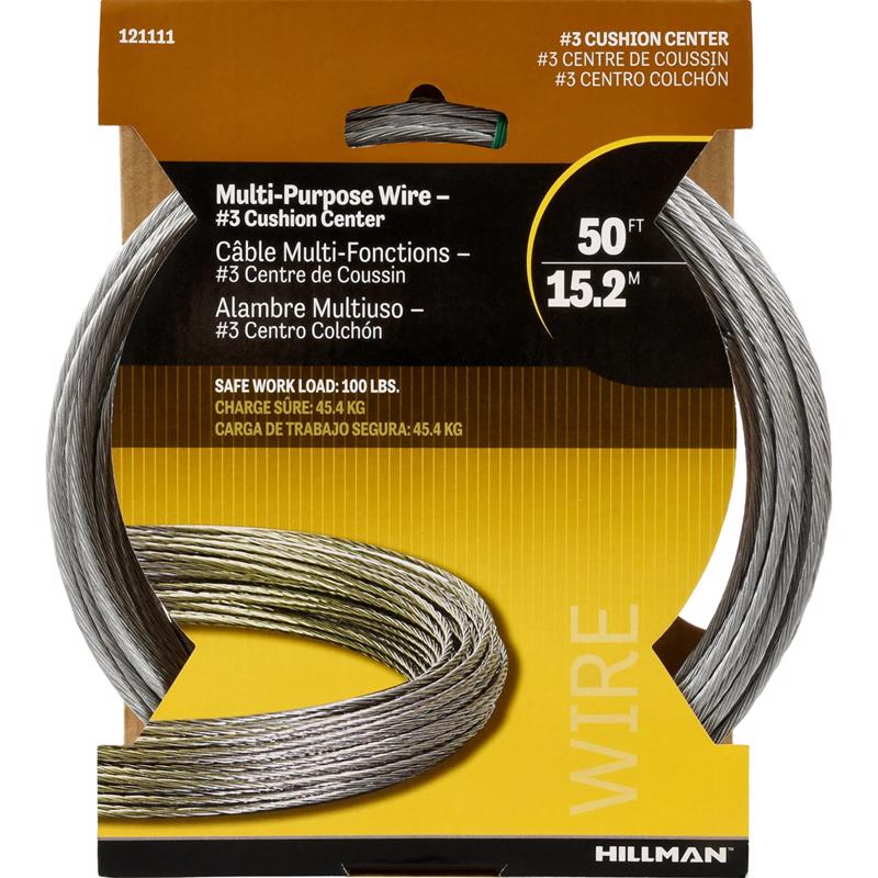 Emery Jensen Clothsline Wire CD50 guy wire for outdoor clotheslines, sturdy steel construction with secure anchoring features.