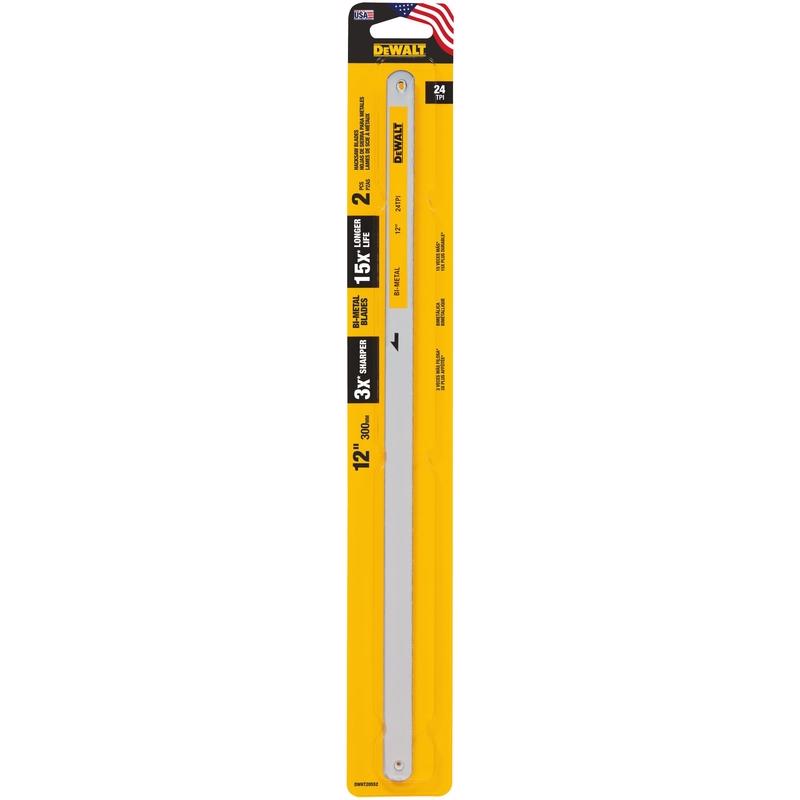 HS BLADES 12" 24TPI 2PK