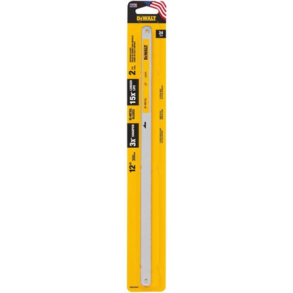 HS BLADES 12" 24TPI 2PK