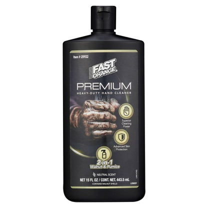 Emery Jensen heavy-duty hand cleaner in 15oz bottles, pack of 12, designed for tough grime and dirt removal for industrial use.