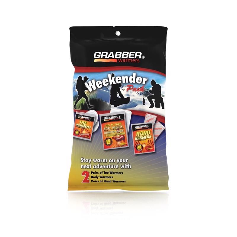 Emery Jensen Weekender Pack of hand and foot warmers for portable warmth and comfort.