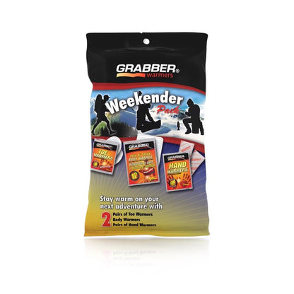 Emery Jensen Weekender Pack of hand and foot warmers for portable warmth and comfort.