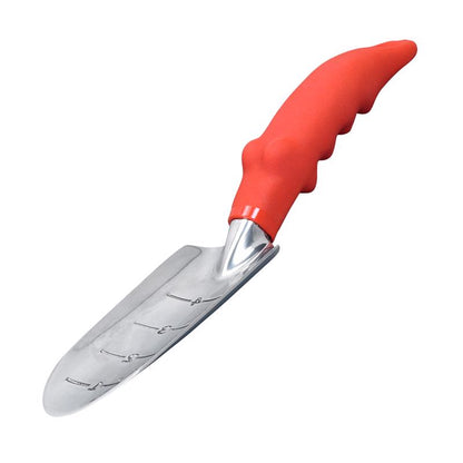 Emery Jensen hand garden tools transplanter with aluminum comfort handle, suitable for planting and gardening tasks.