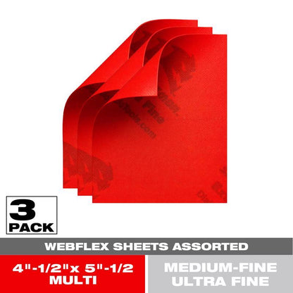 SNDNG SHT ASRTD 4.5" 3PK