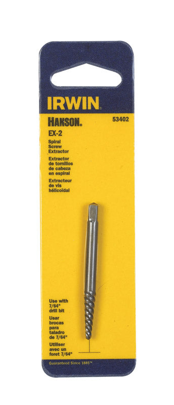 Emery Jensen hand screw extractors set with three 7/64-inch extractor screws on a white background.