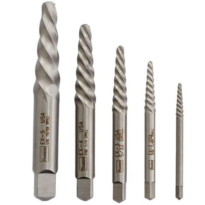 SPIRAL SCREW EXTRCTR 5PC
