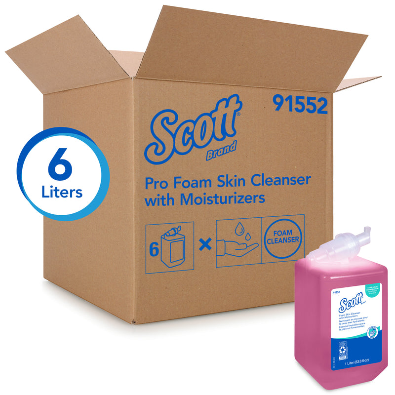Emery Jensen Scott hand soap pack of 6, commercial scented hand soap bottles with floral fragrance, for hygienic hand washing.